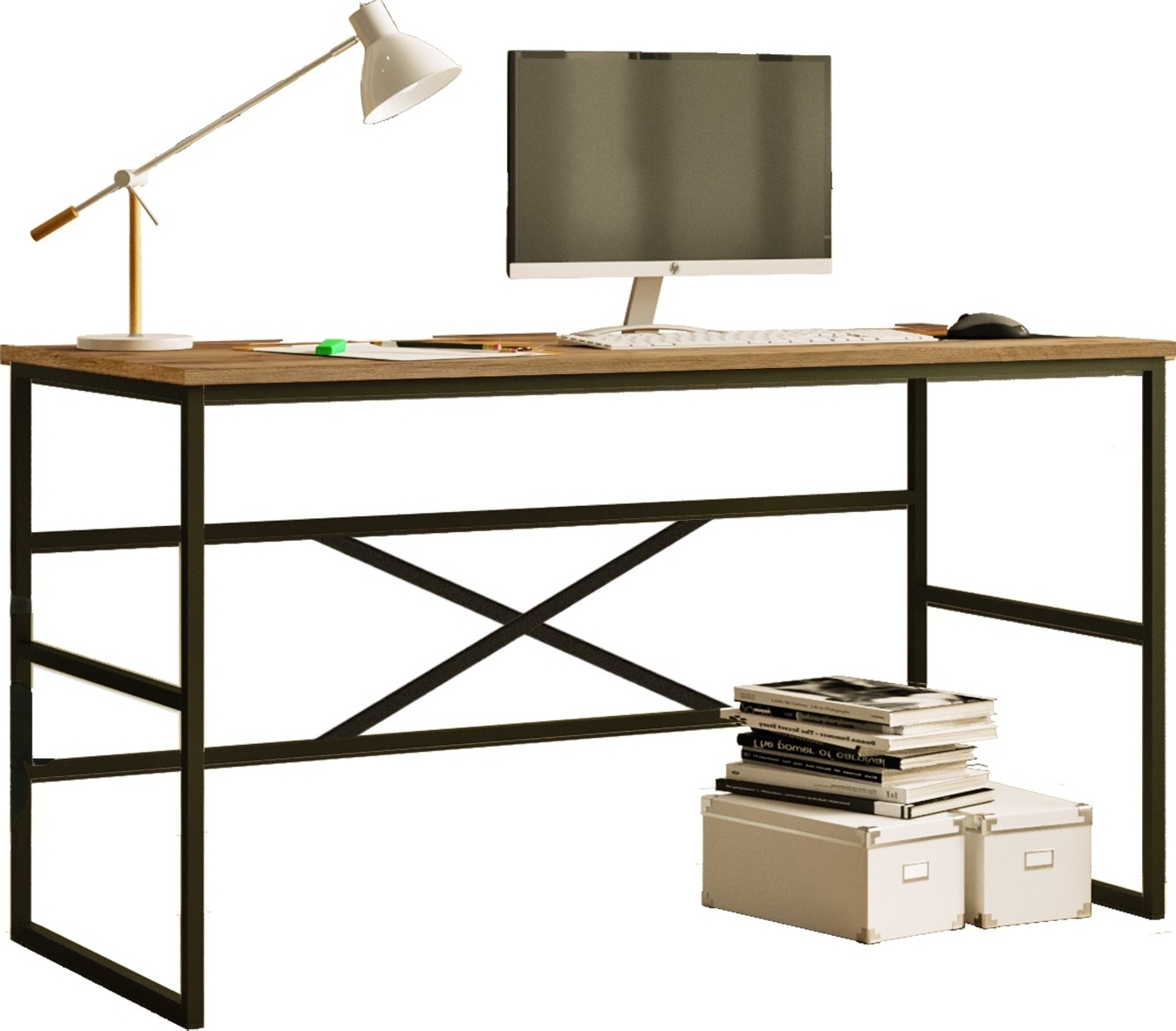 Voyage skrivbord 140x60 cm - Furu