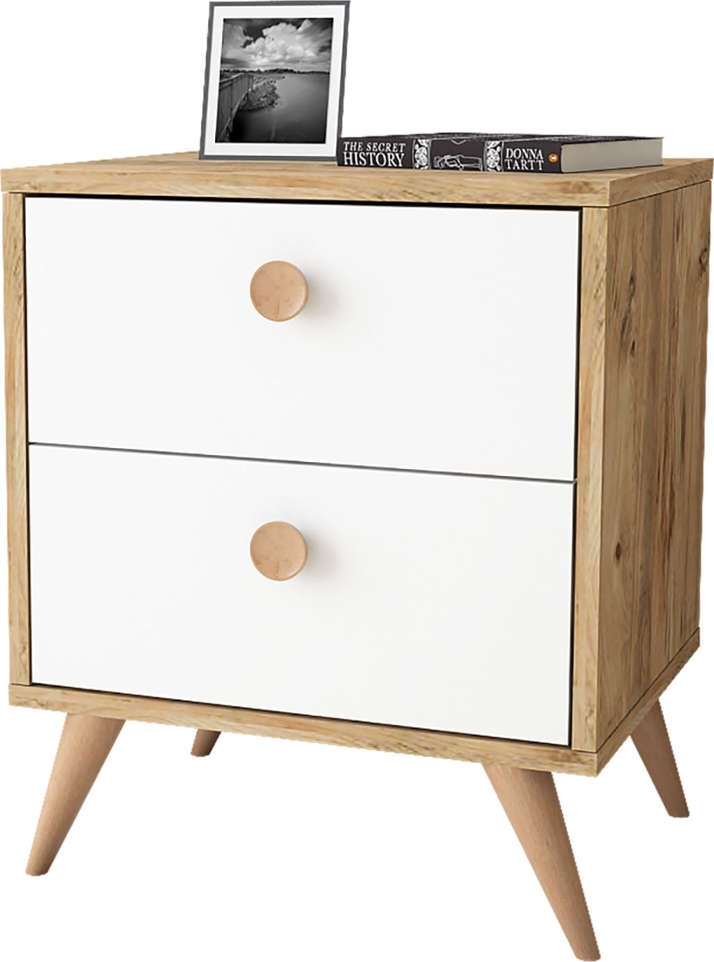 Vilamo s�ngbord - Furu/vit