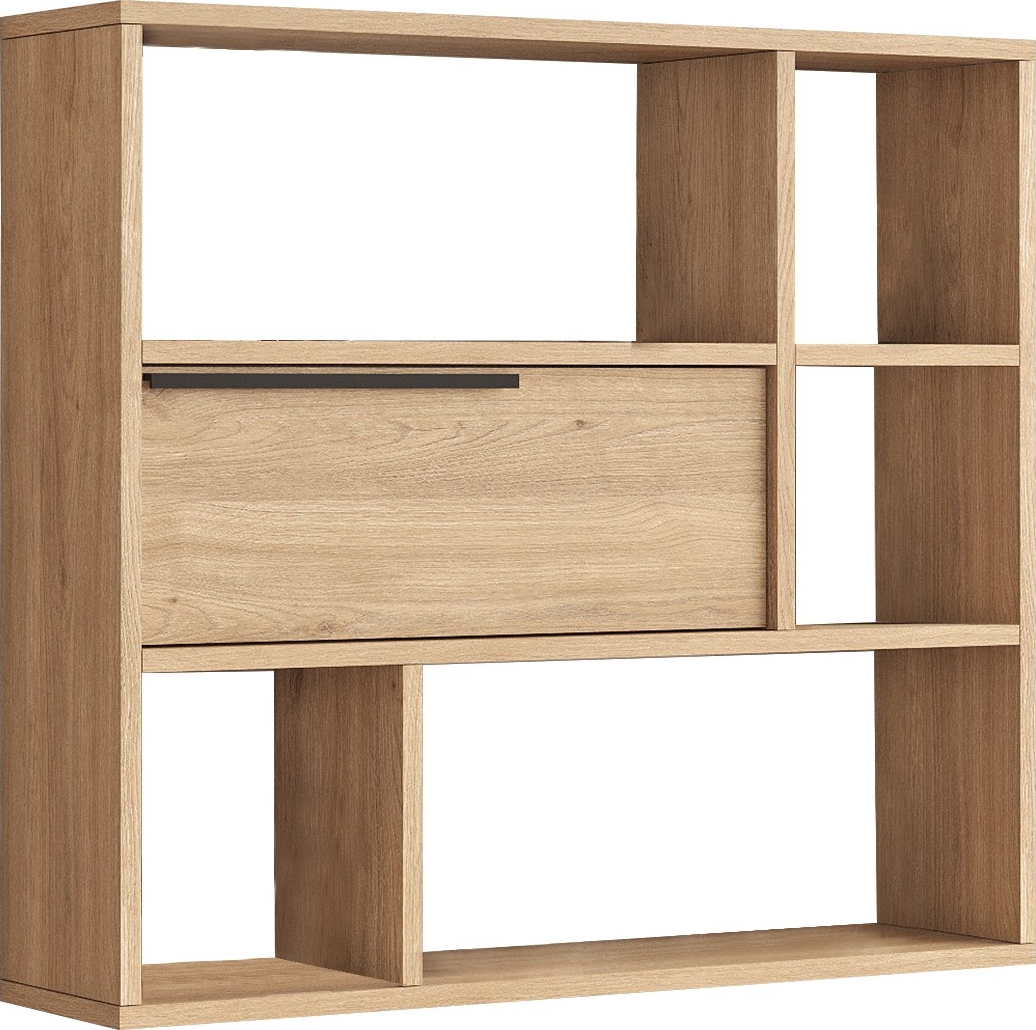 Oceaan wandplank - Walnoot