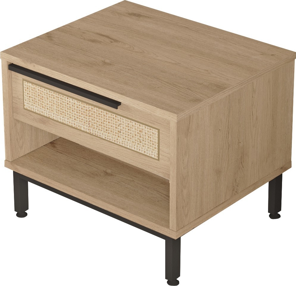 Oceaan nachtkastje - Walnoot/eik Oceaan nachtkastje - Walnoot/eik