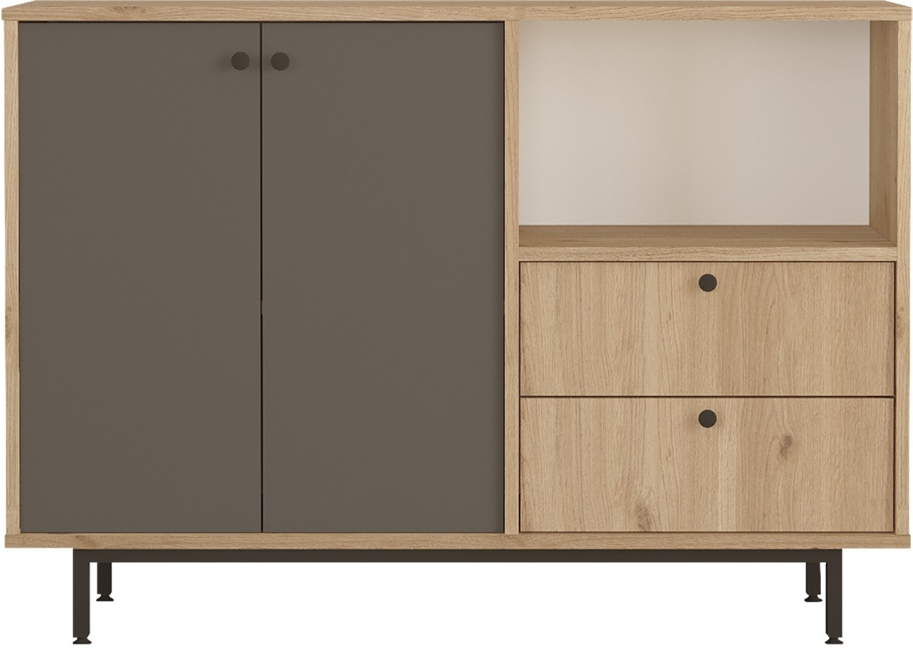 Royce keukenkast 2 - Eiken/antraciet Royce keukenkast 2 - Eiken/antraciet