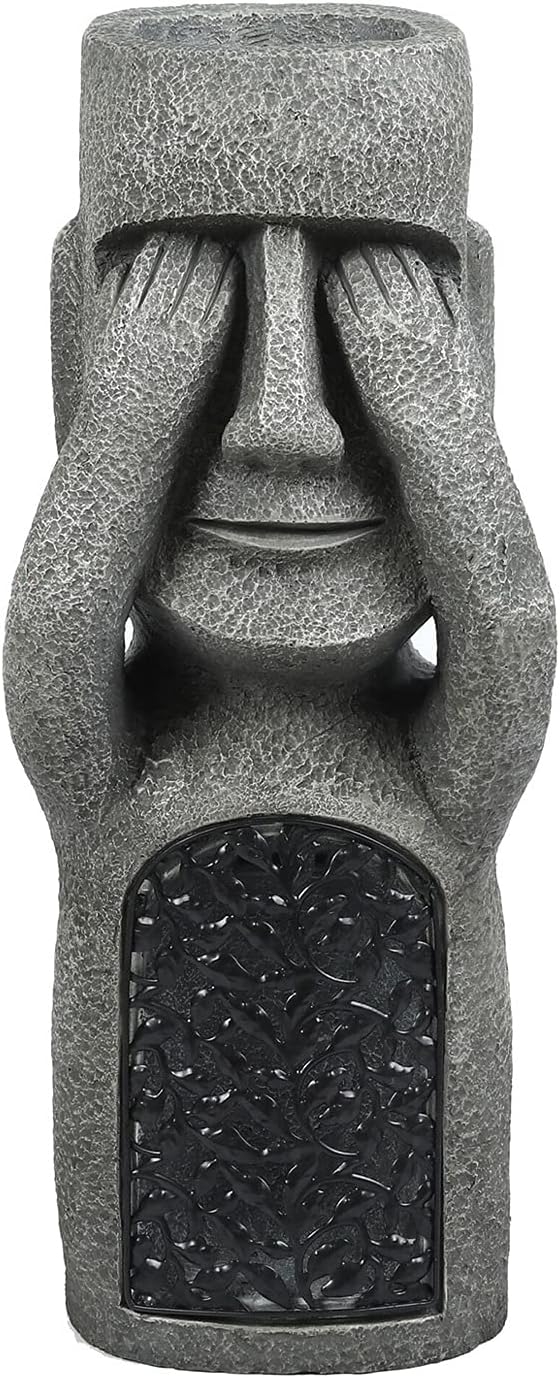 Buta vaas - Grijs/zwart