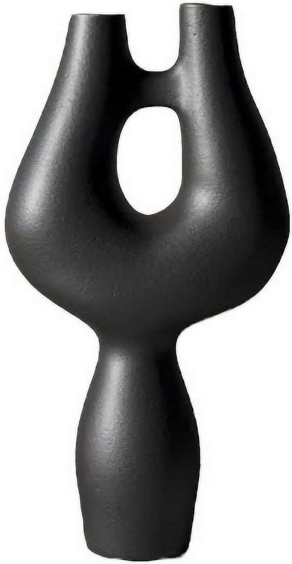 Garfo vaas - Zwart