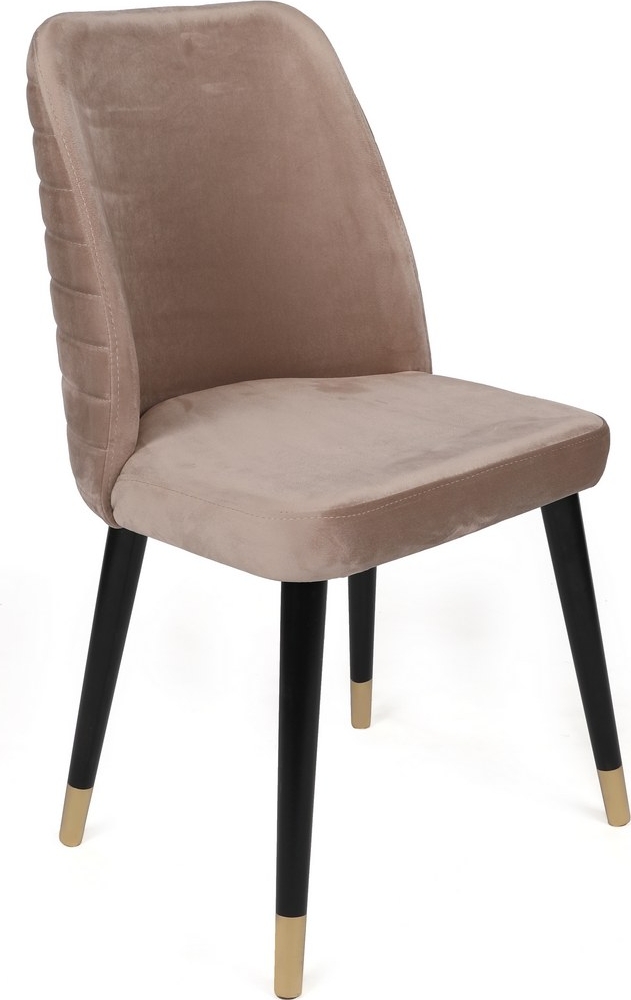 Hugo matstolsset - Beige/svart/guld Hugo matstolsset - Beige/svart/guld