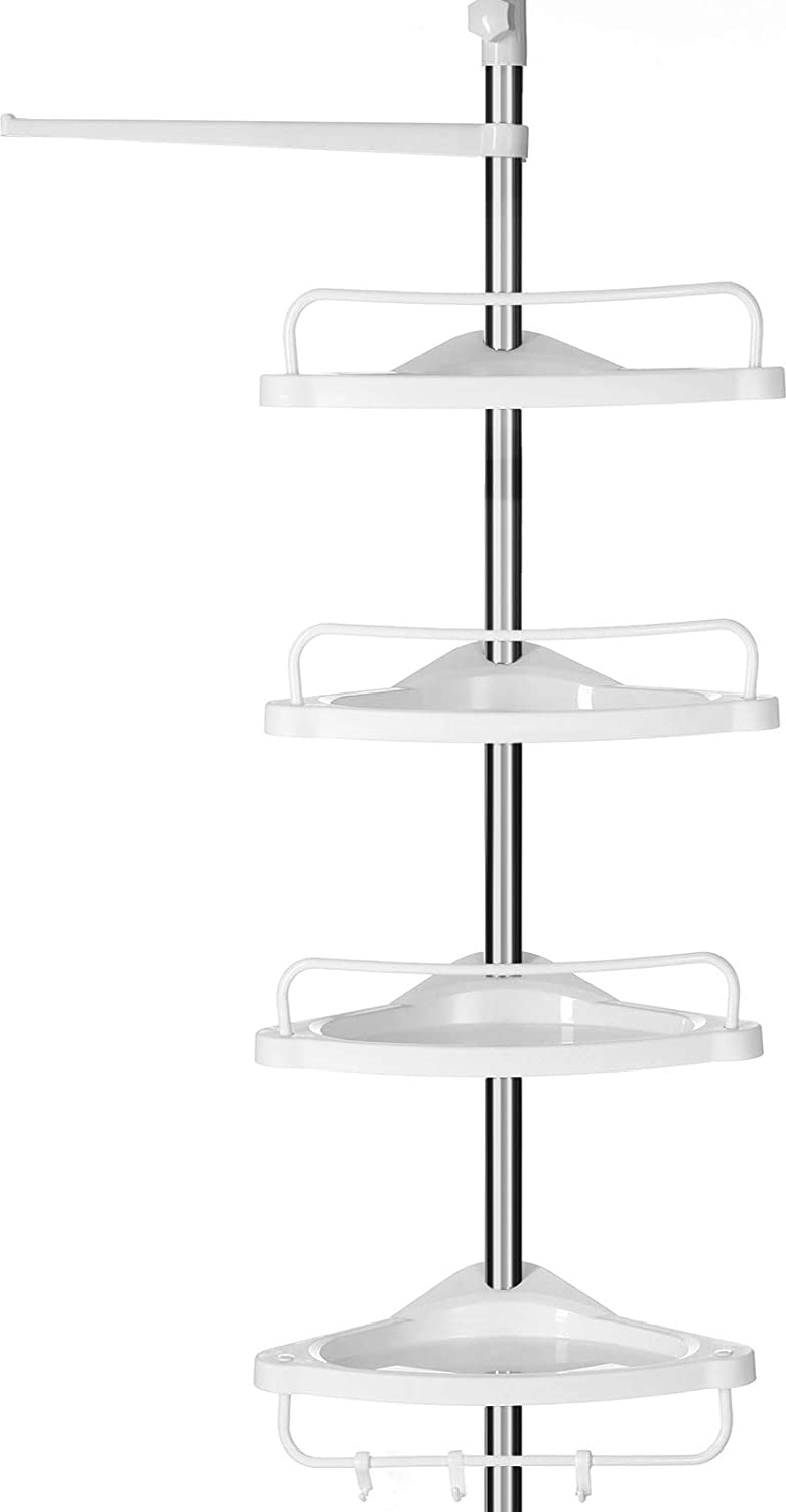 Abarema doucheplanchet - Zilver/wit