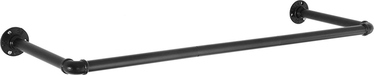 Klädstång bredd 92 cm - Svart Klädstång bredd 92 cm - Svart