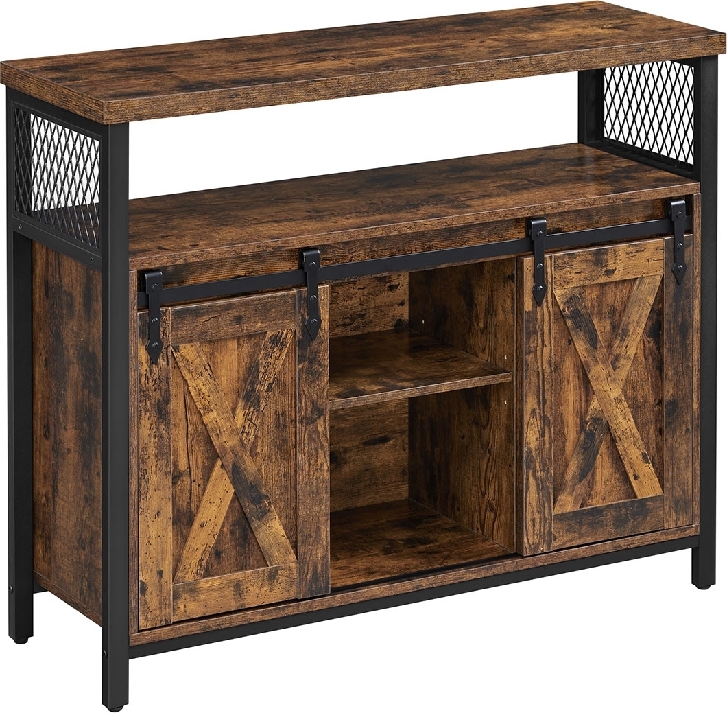 Zeke dressoir - Bruin/zwart