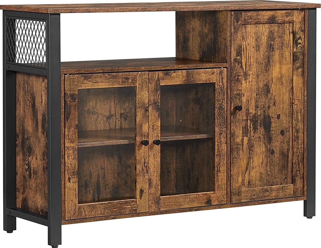 Eldin dressoir 110 cm - Bruin/zwart Eldin dressoir 110 cm - Bruin/zwart