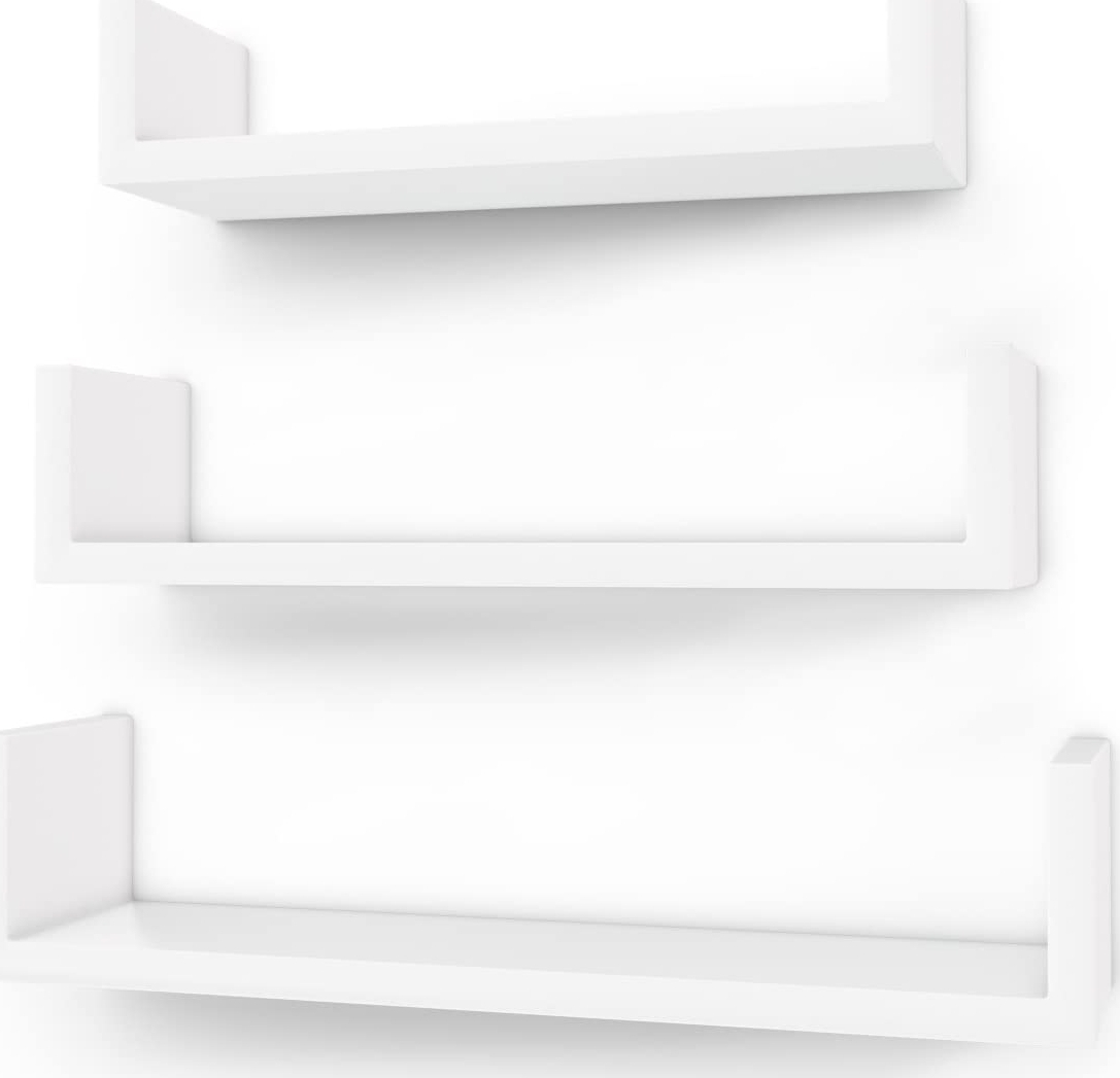 Yasmine wandplank - Wit