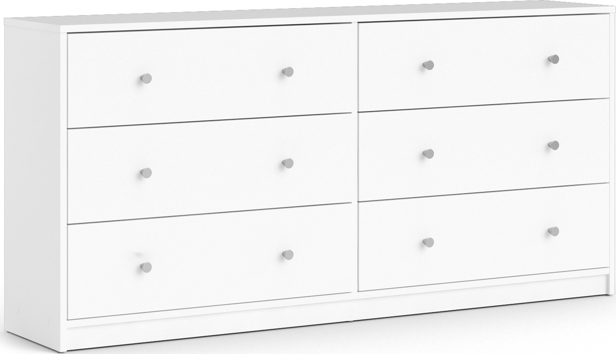 Ladekast met 6 lades, wit - Mei