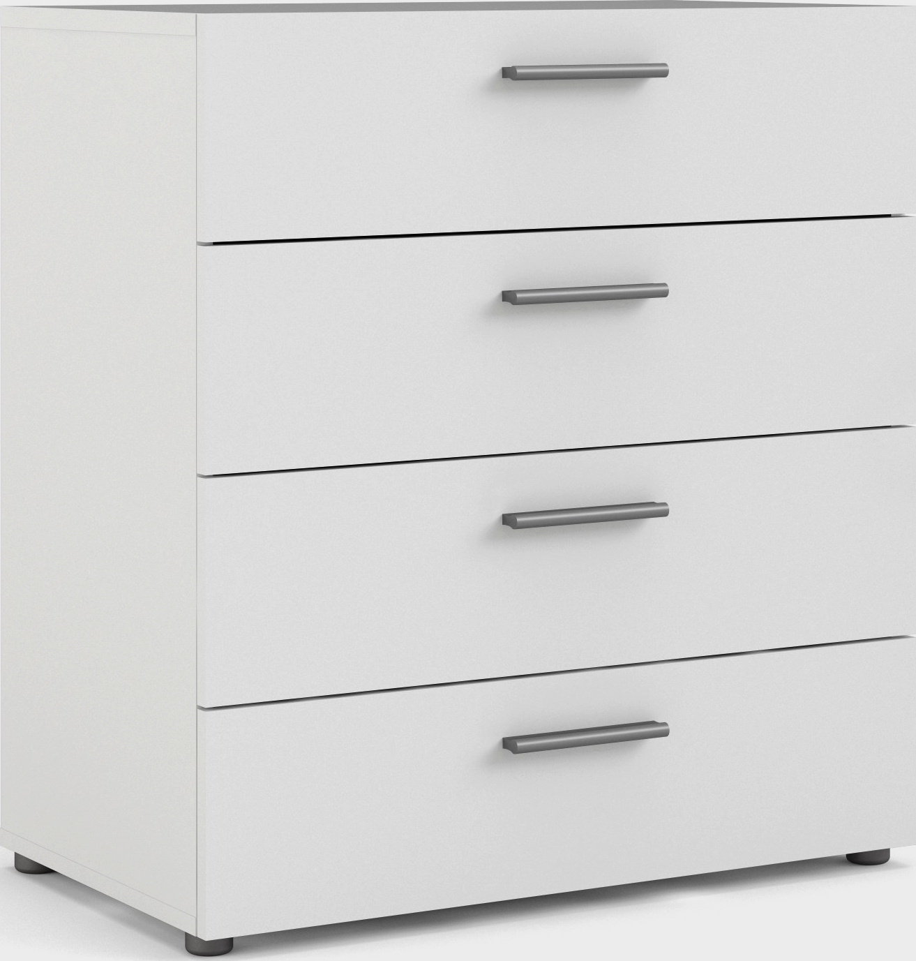 Pepe brede ladekast met 4 lades - Wit