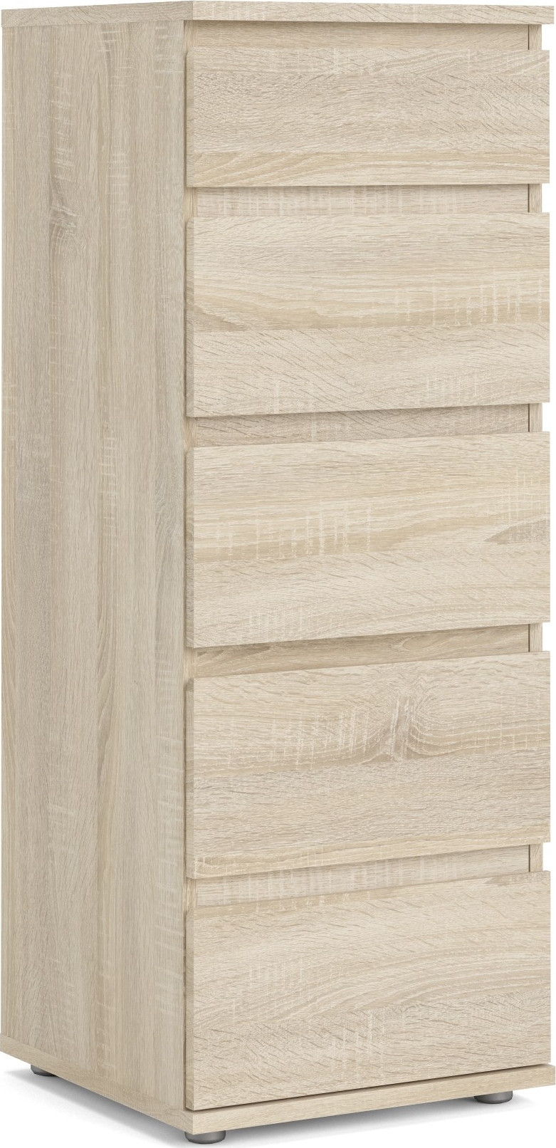Nova smal dressoir met 5 laden - Eiken
