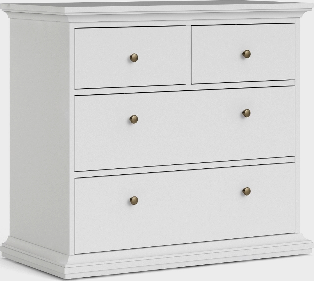 Paris ladekast met 4 lades - Wit