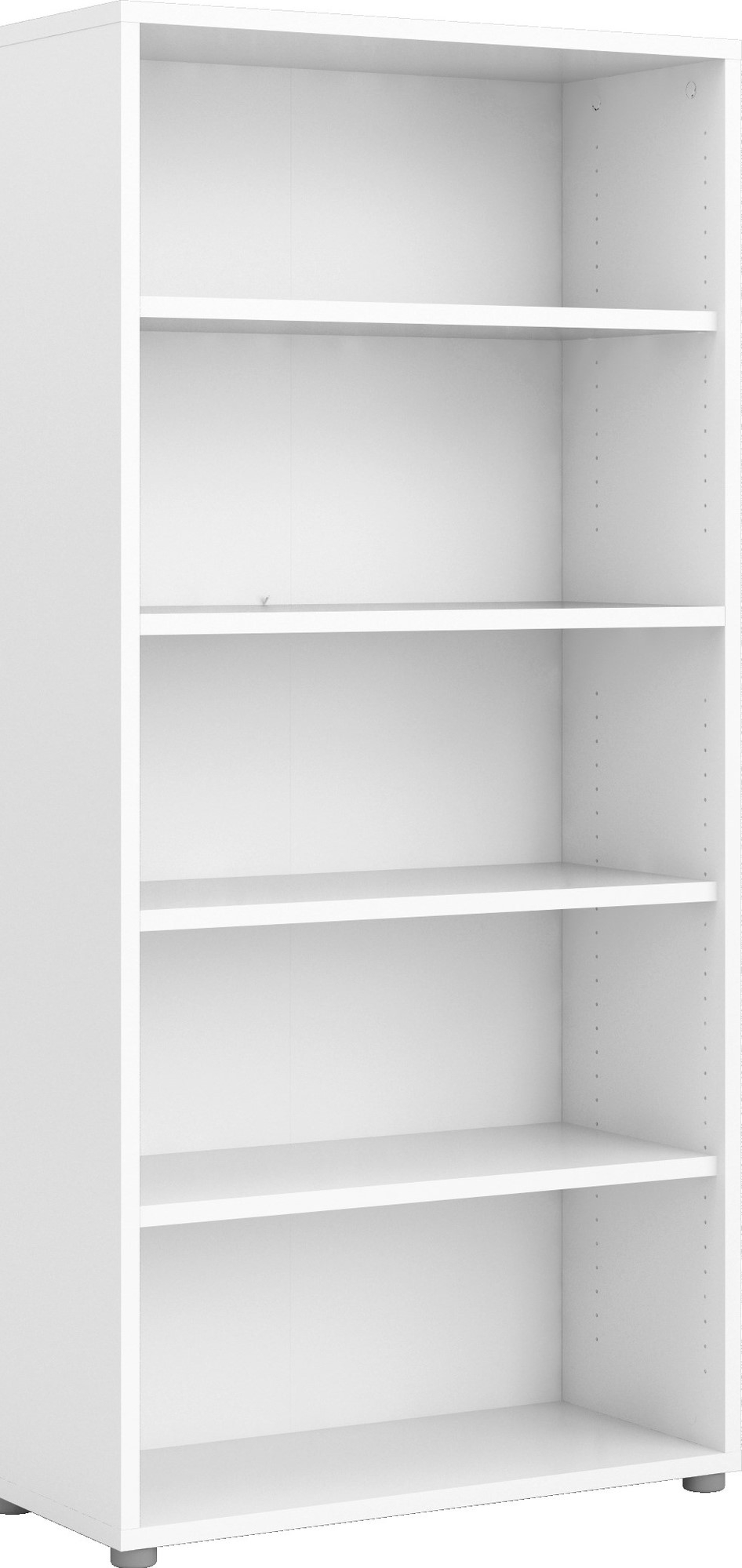 Prima bokhylla med 5 fack - Vit