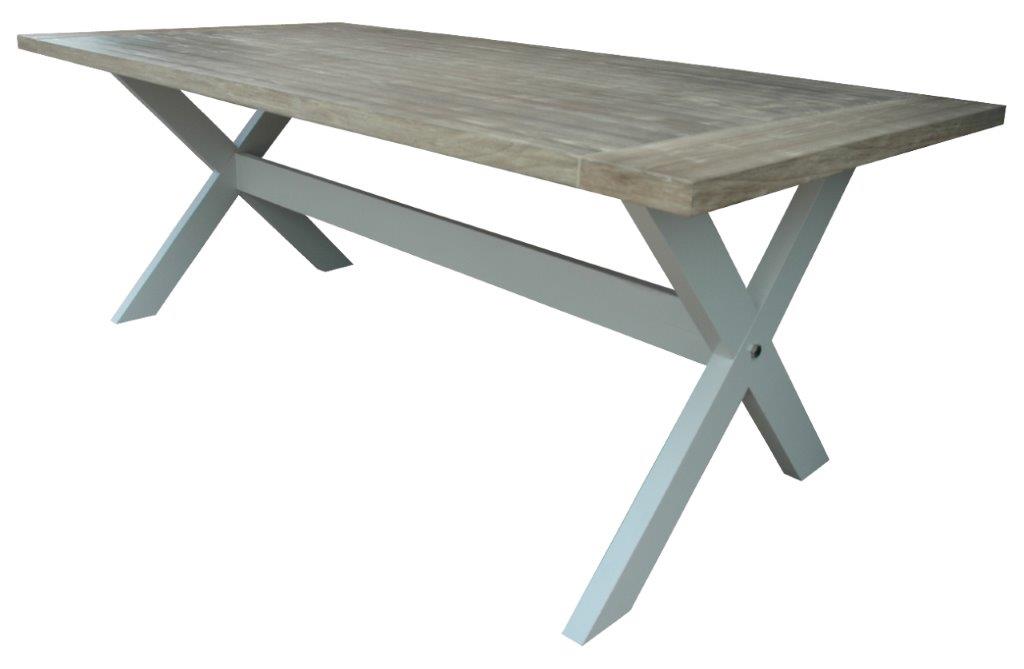 Jonas Matbord 200 cm -�Askfan�r/vit