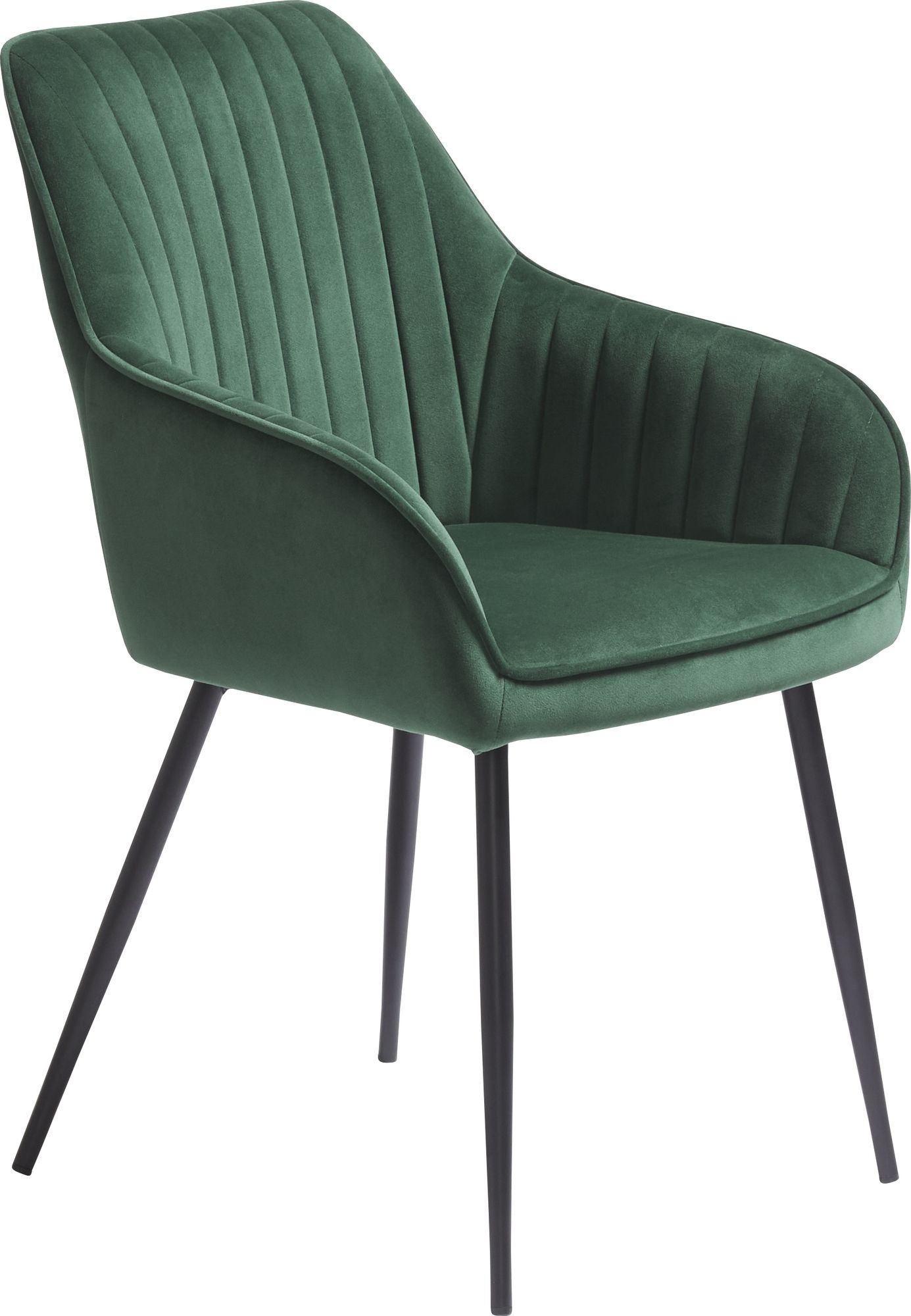 Boston Fauteuil in groen fluweel Boston Fauteuil in groen fluweel