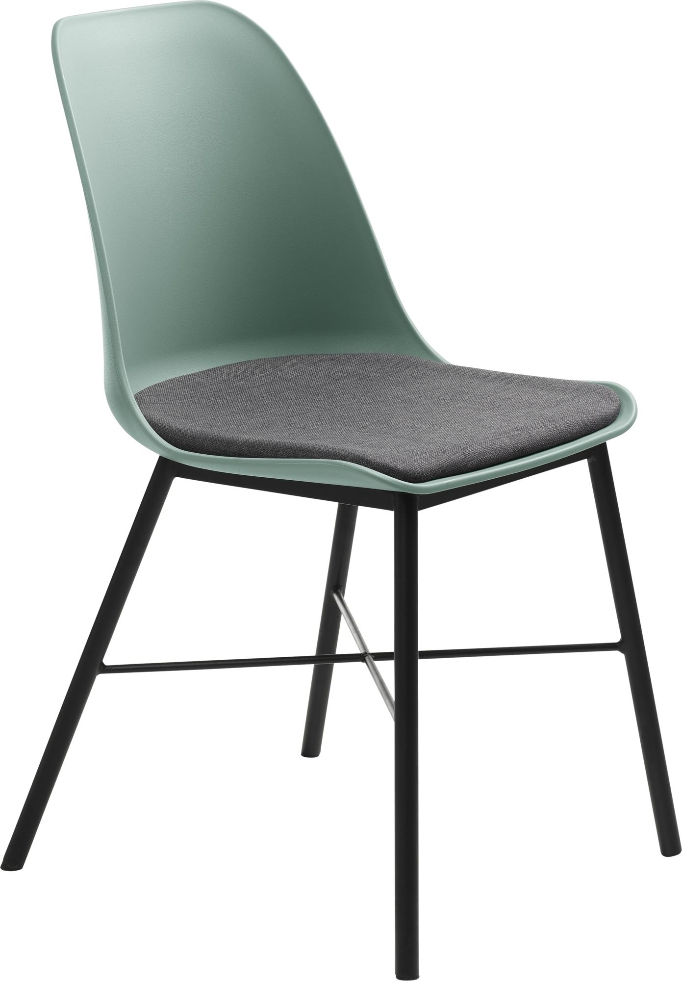 Oman ljusgrön stol med sittdyna Oman ljusgrön stol med sittdyna