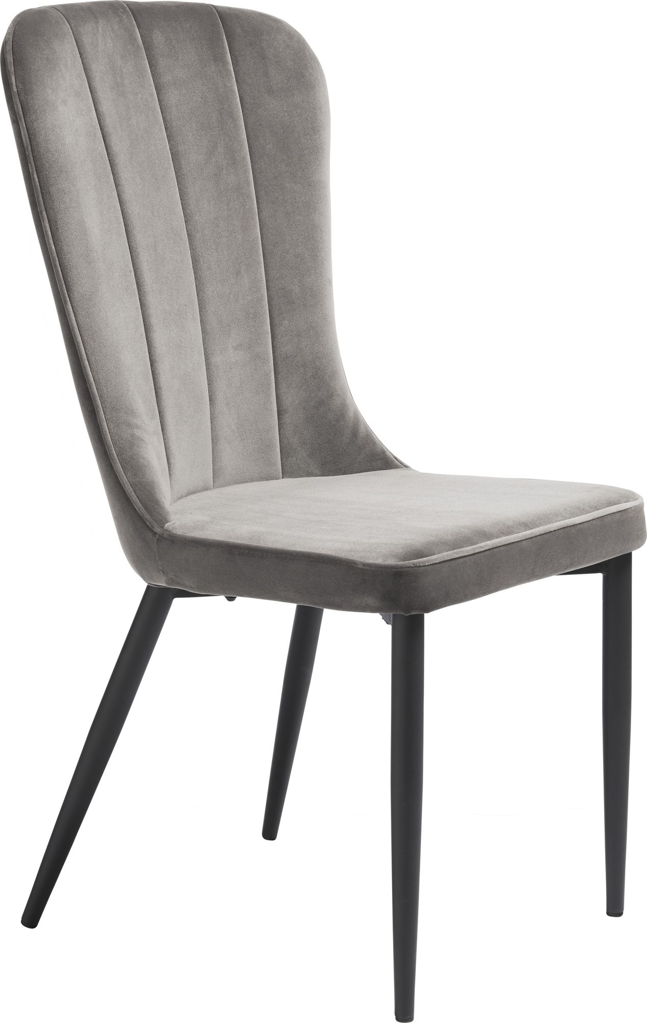 Caia matstol gr� sammet