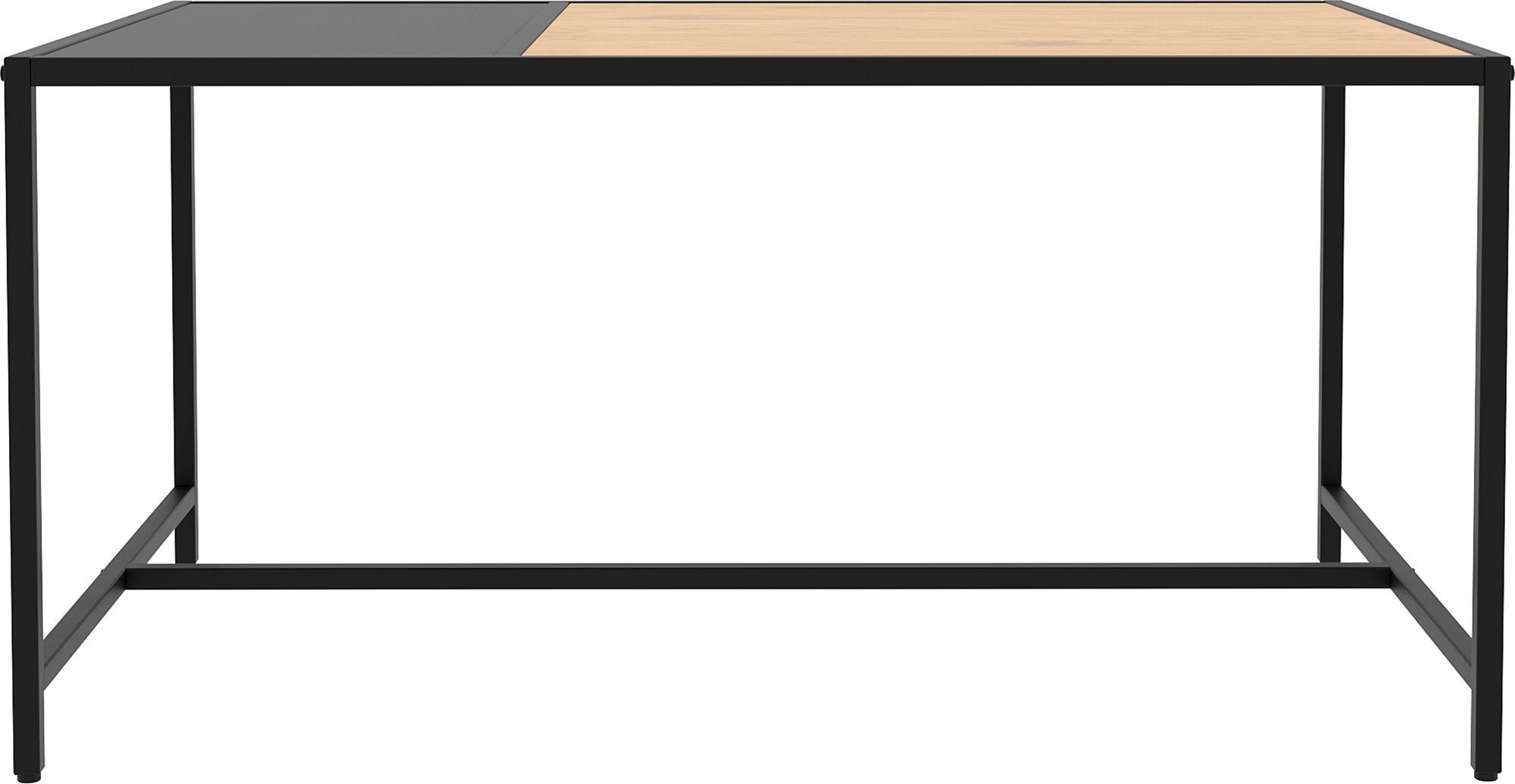 Medici salontafel 100 x 60 cm - Eiken/zwart