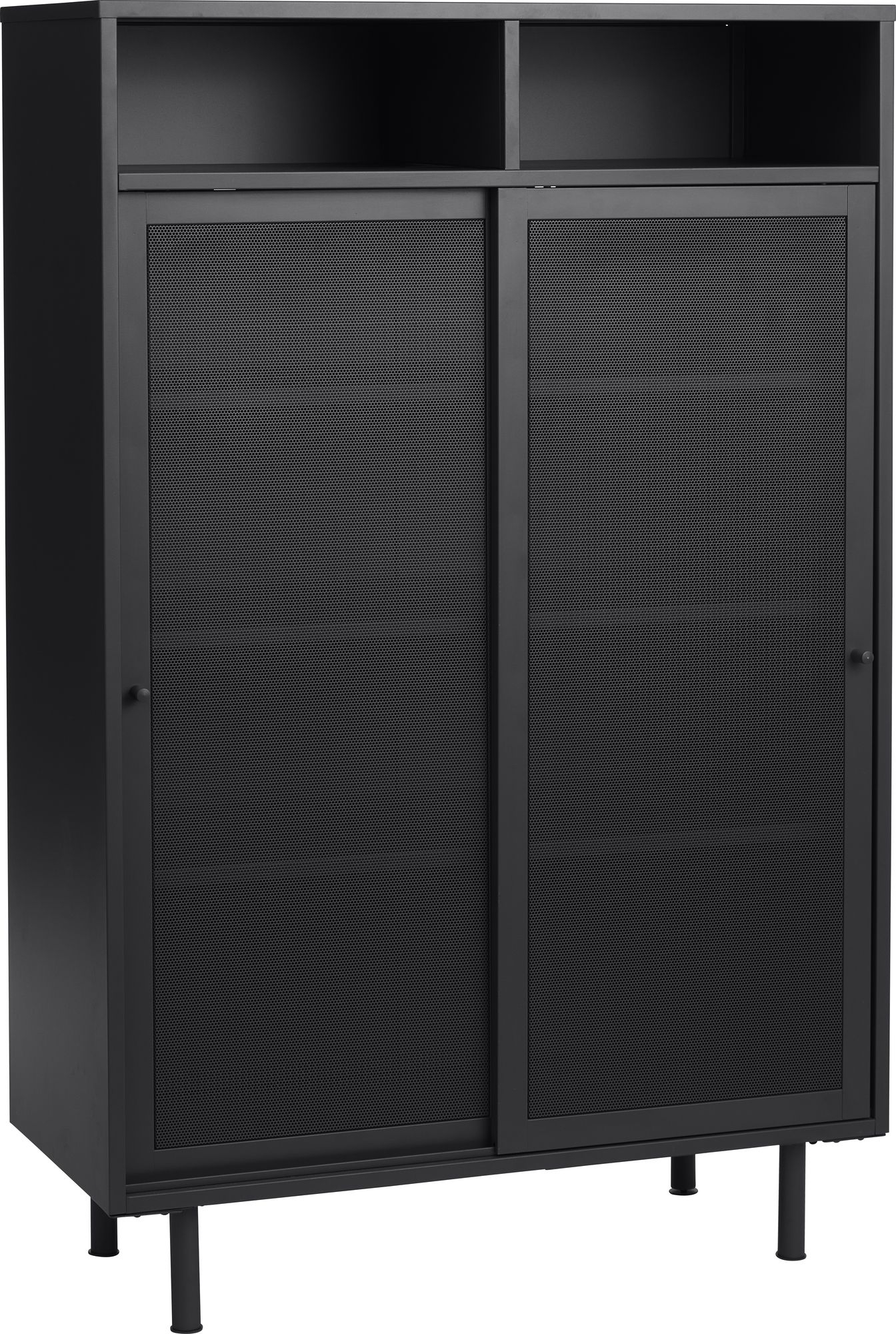 Bankschroefkast H140 cm - Zwart