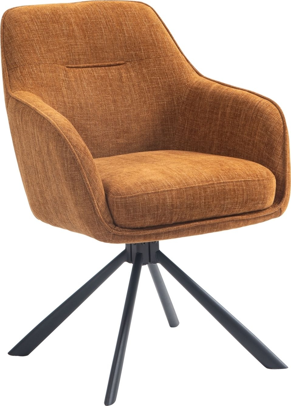 Optie fauteuil - Roestrood/zwart