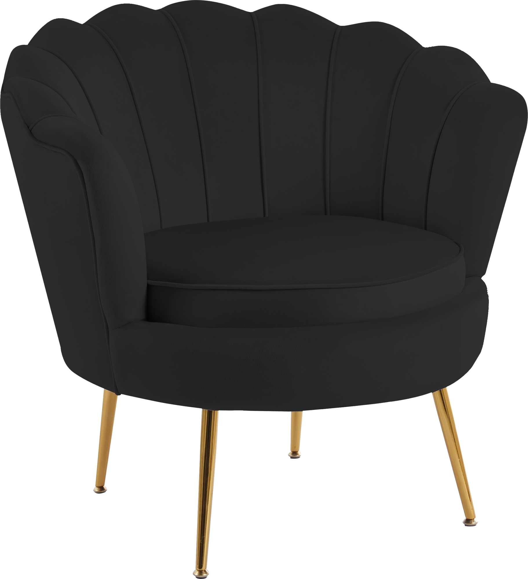 F�t�lj svart sammet - Kingsley + Textilv�rd f�r m�bler