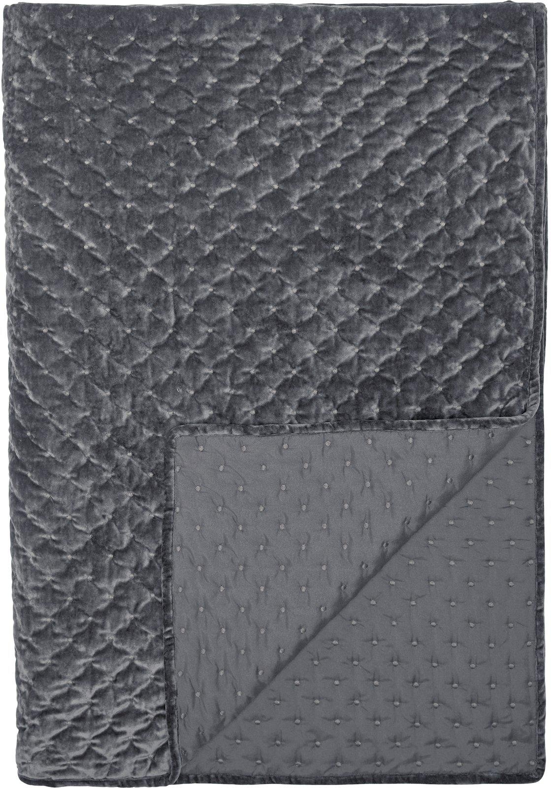 Cia sprei tweepersoons 260 x 260 cm - Grijs fluweel