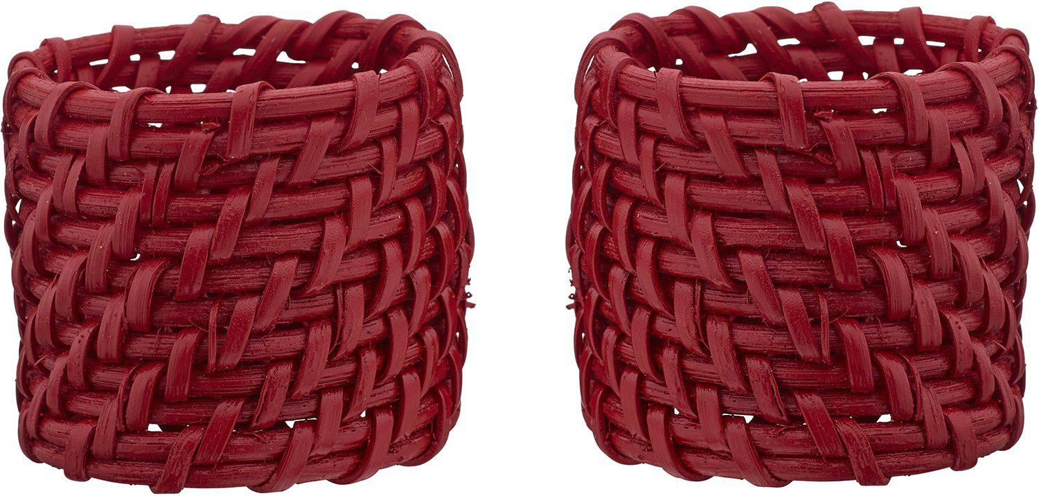 Zoe servettring 2-pack 5 x 4 cm - R�d