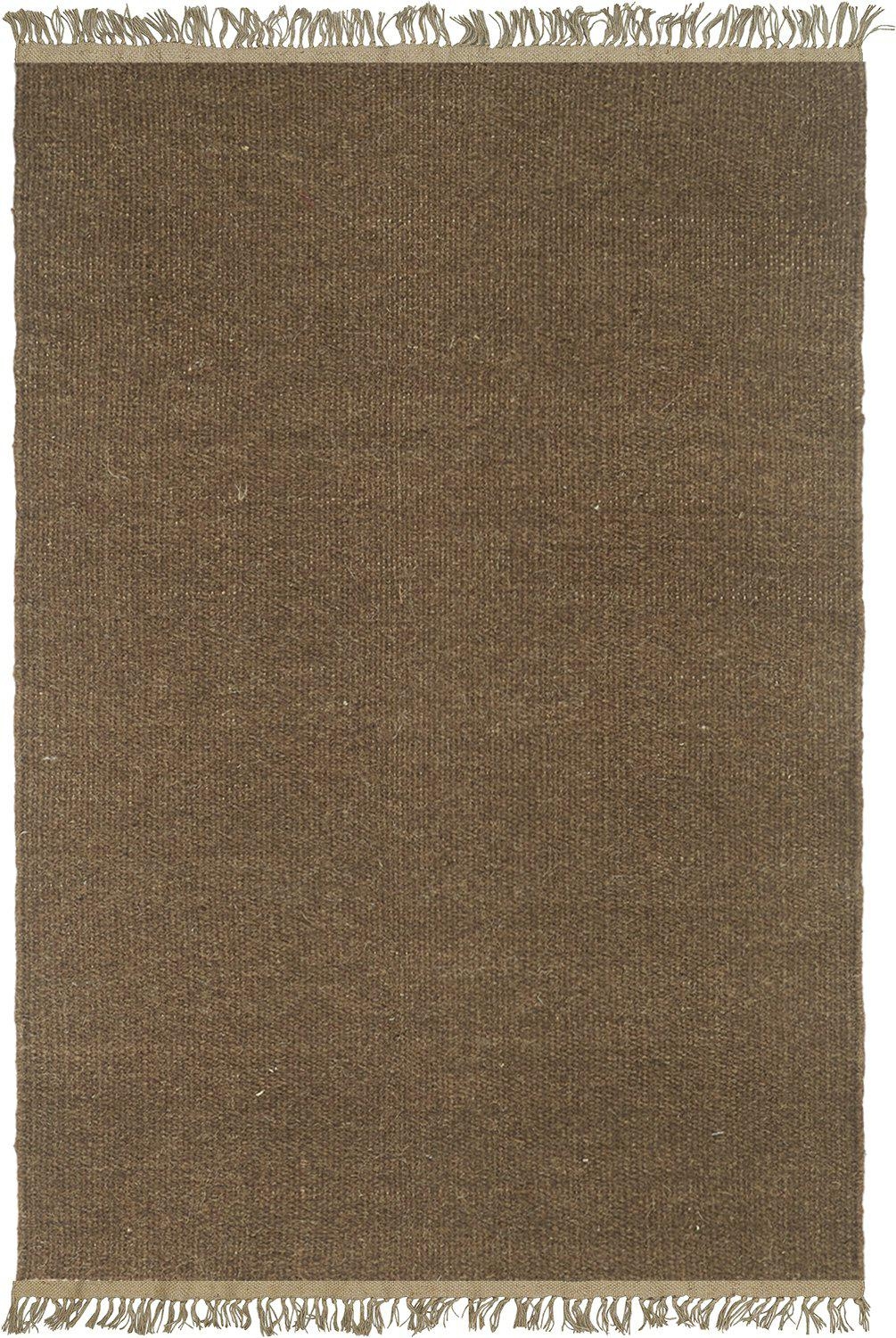 Ian wollen vloerkleed - Bruin