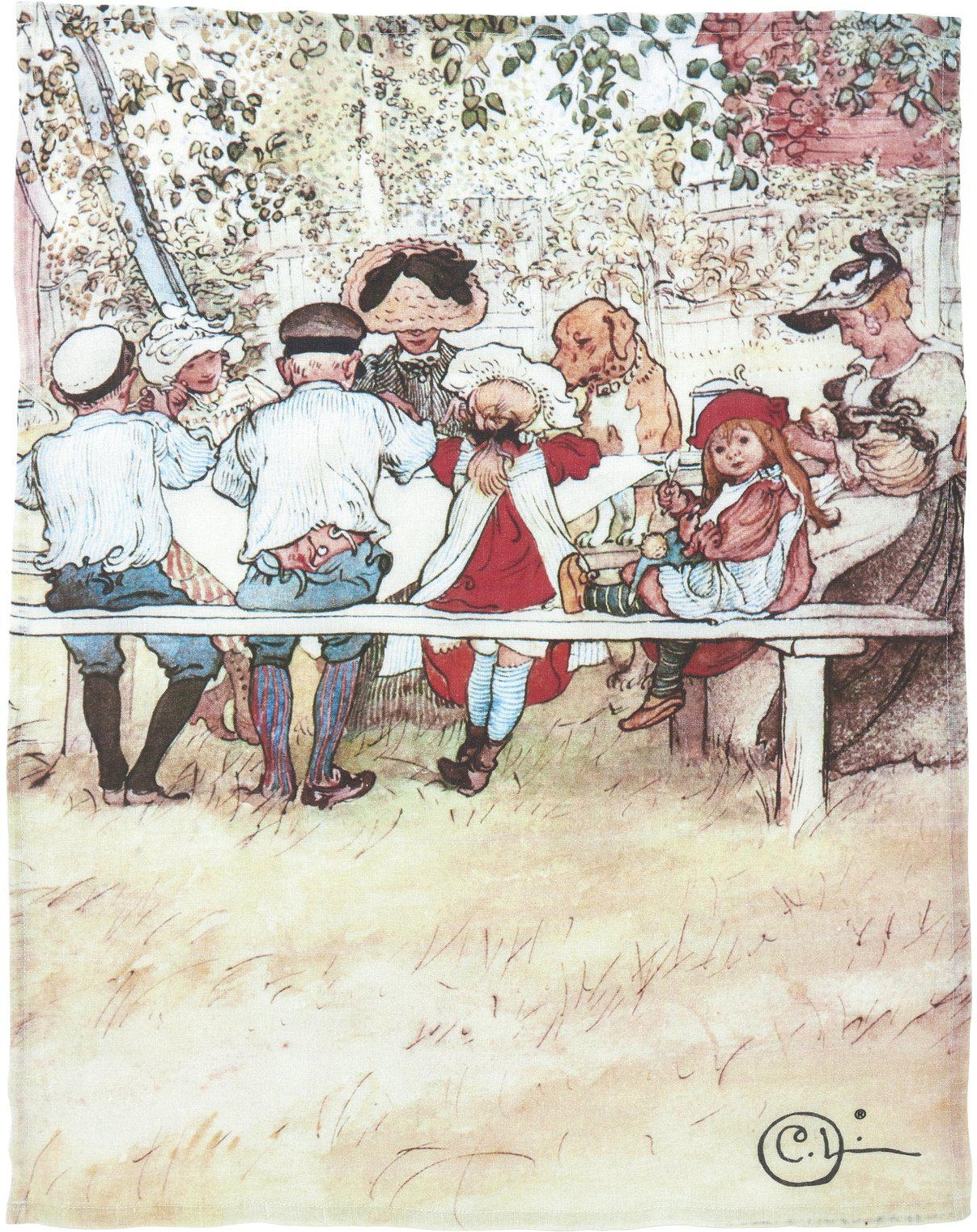 Ontbijtkeukendoek 50 x 70 cm - Multi