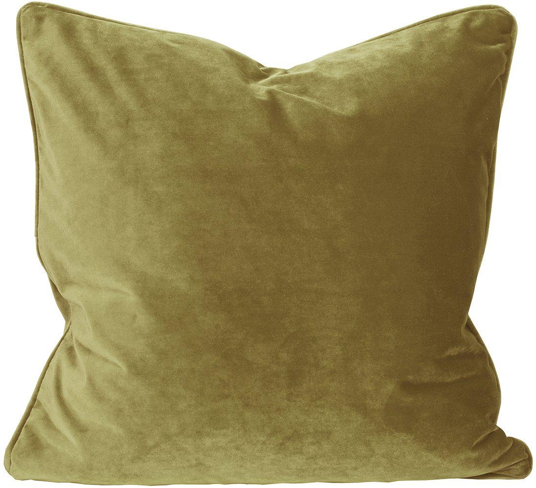 Elise kuddfodral - Senapsgul sammet Elise kuddfodral - Senapsgul sammet