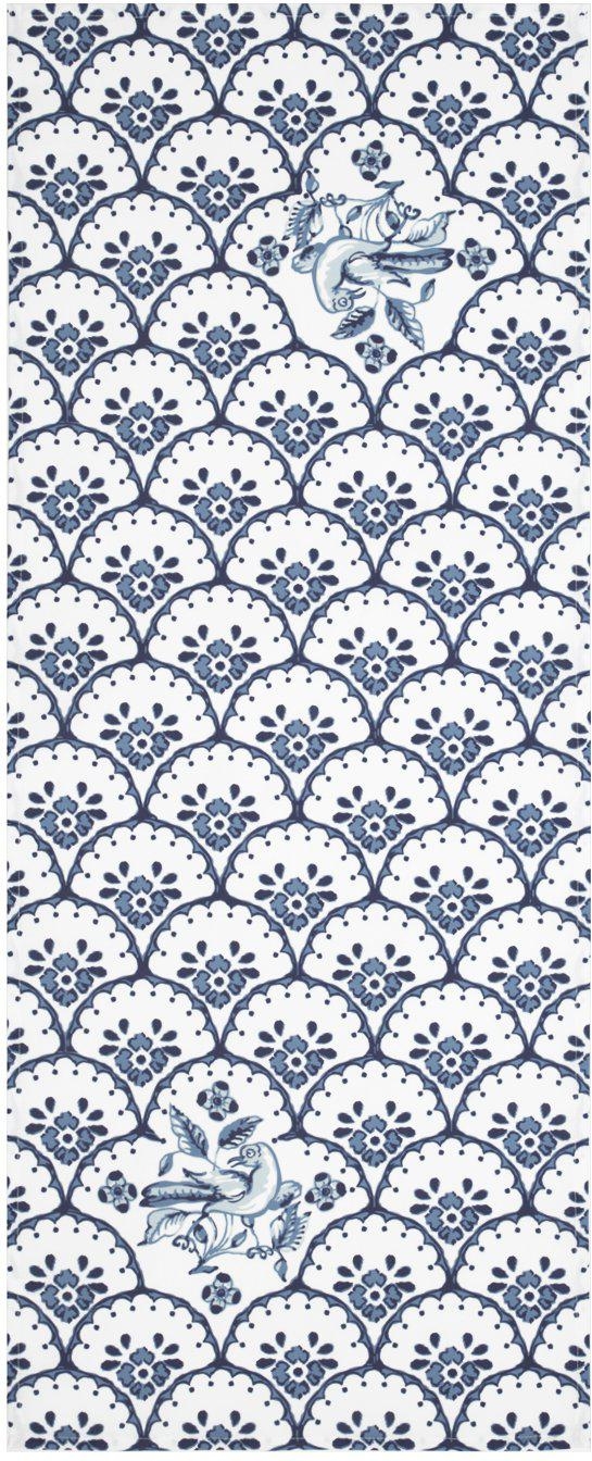 Sm�gen loper 40 x 100 cm - Blauw