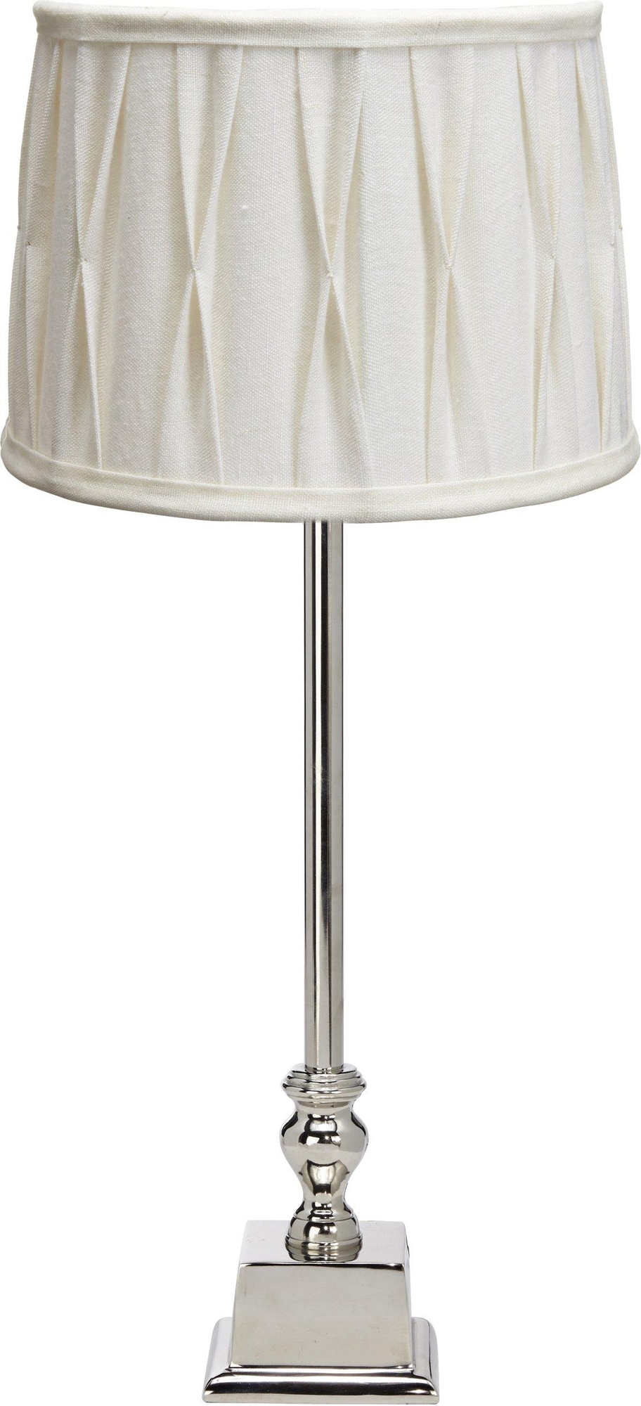 Linn� Pliss� Stitch tafellamp - Gebroken wit/chroom