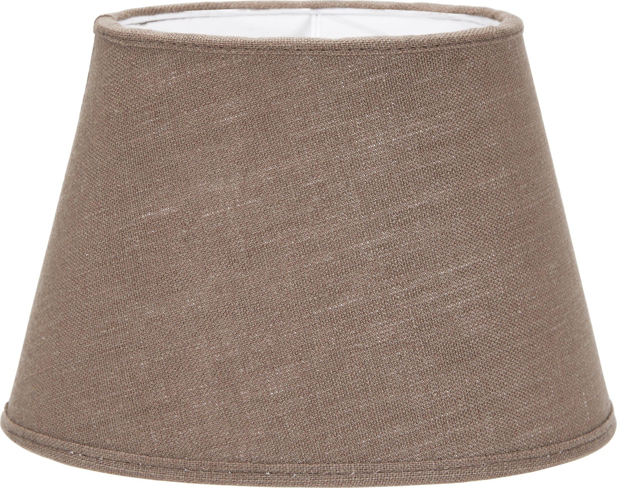 Ovale Selected Linnen lampenkap - Mokka