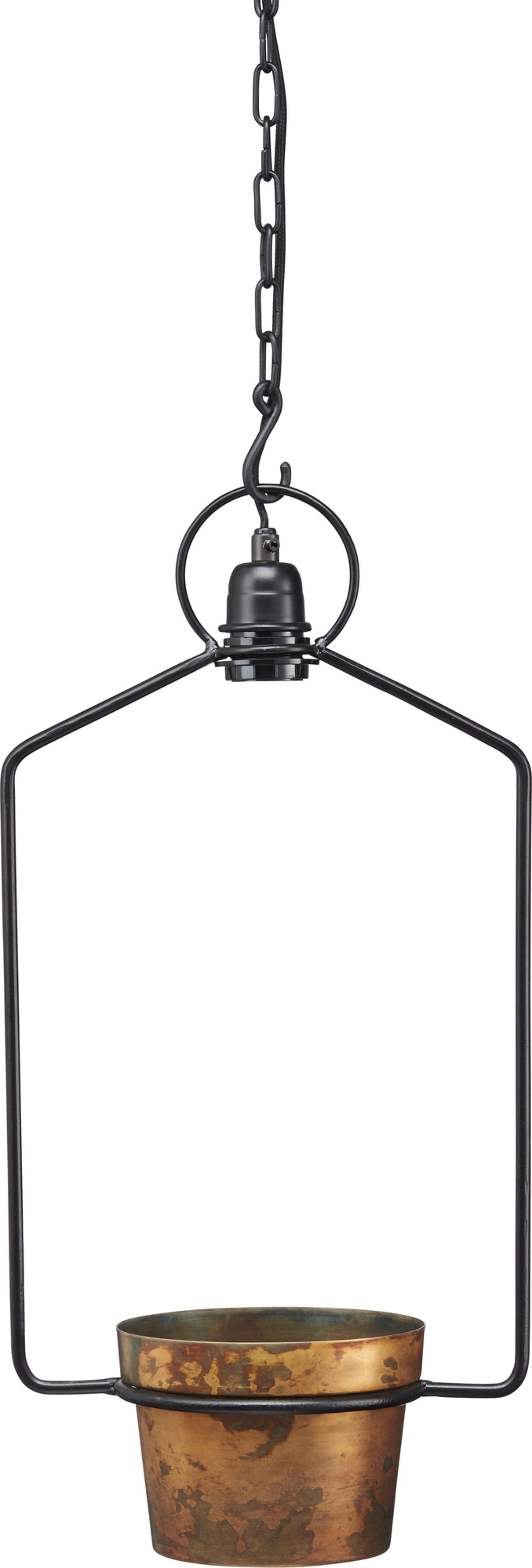 Uptown raamlamp - Zwart - 57 cm