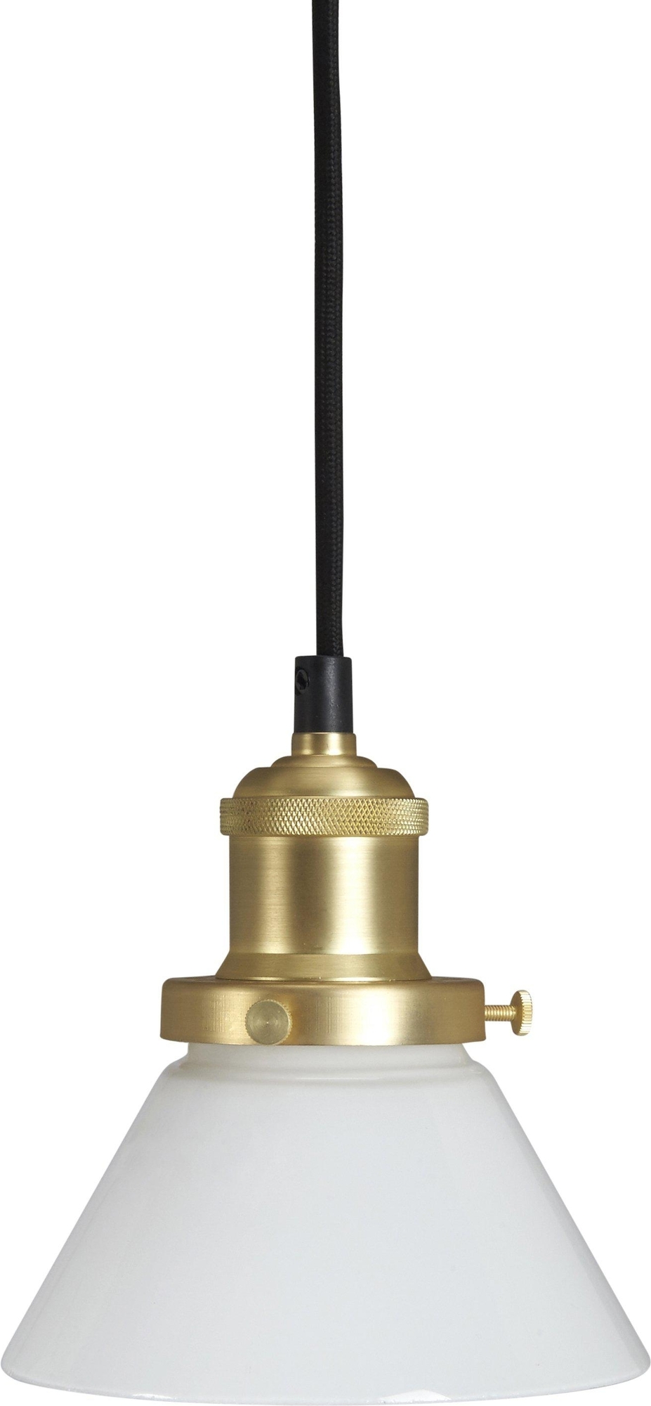 August f�nsterlampa - Opalglas/m�ssing - 15 cm