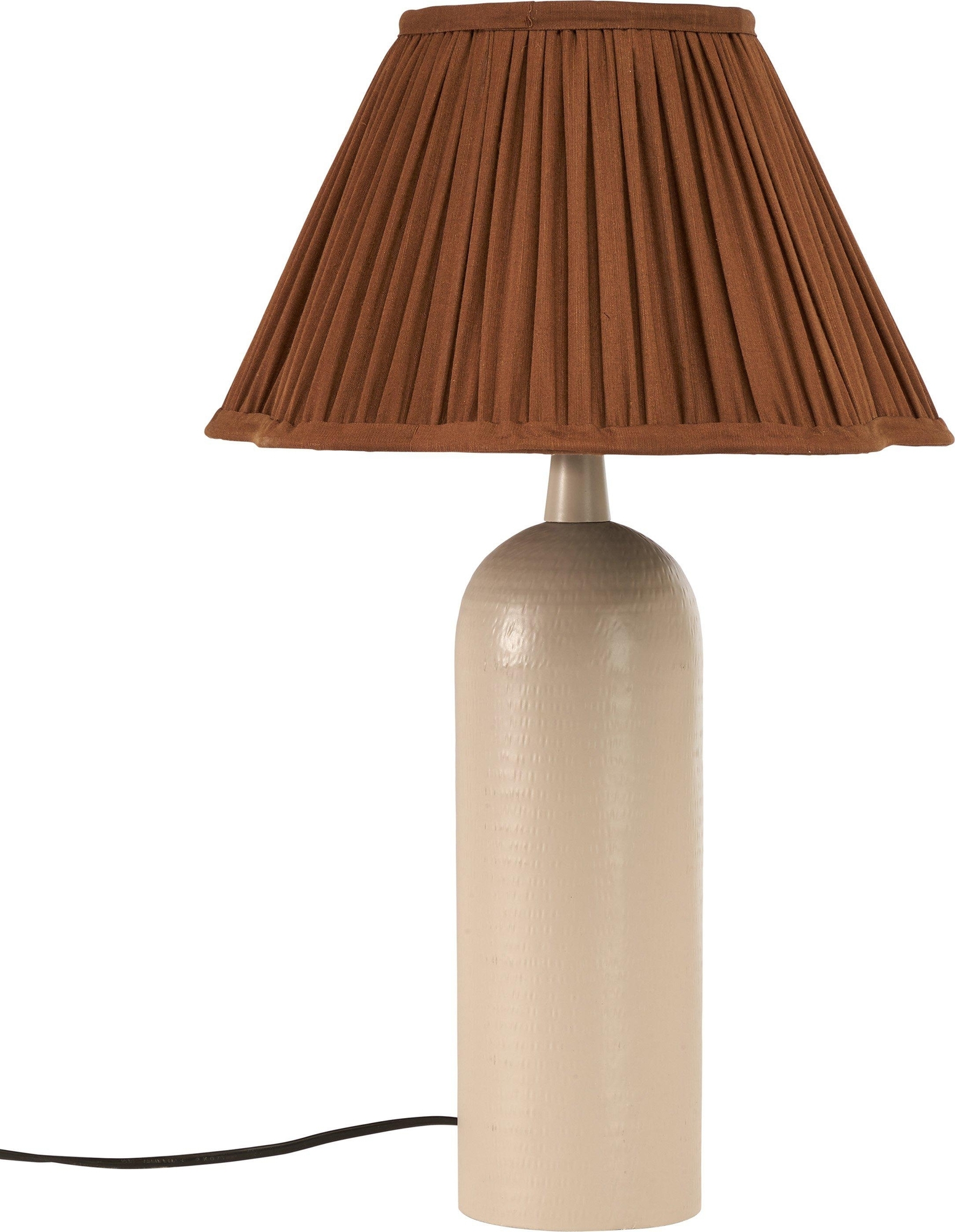 Riley tafellamp - Beige/Bruin - 50 cm