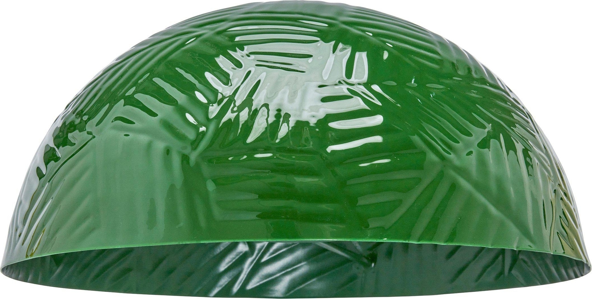 Geribbelde lampenkap - Groen - 31 cm Geribbelde lampenkap - Groen - 31 cm