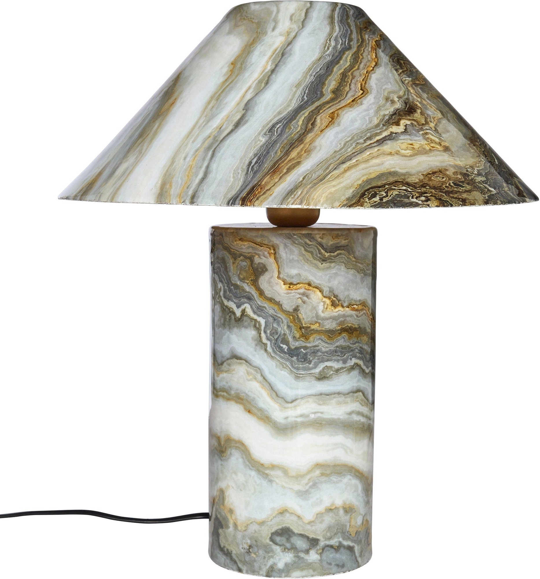 Marnie tafellamp - Grijs - 43 cm