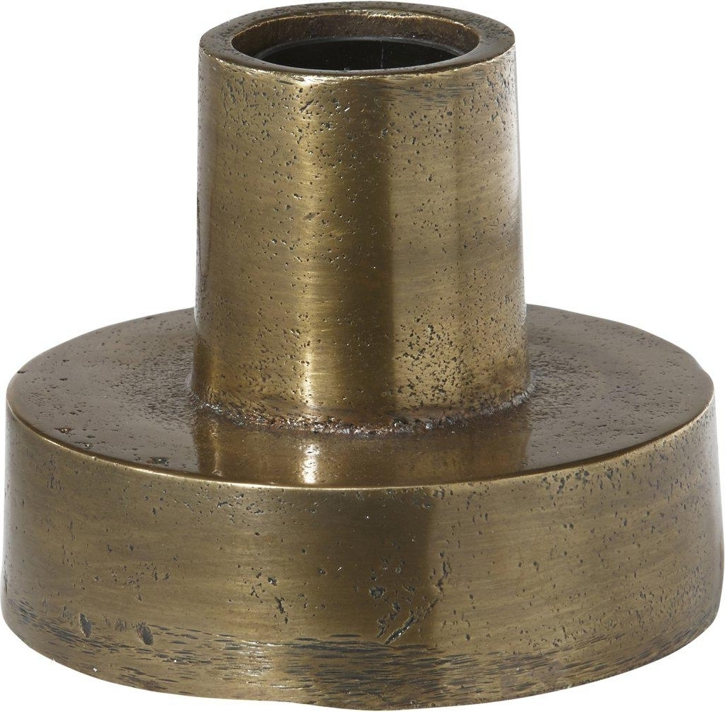 Let op lampenvoet - Rustiek messing - 12 cm