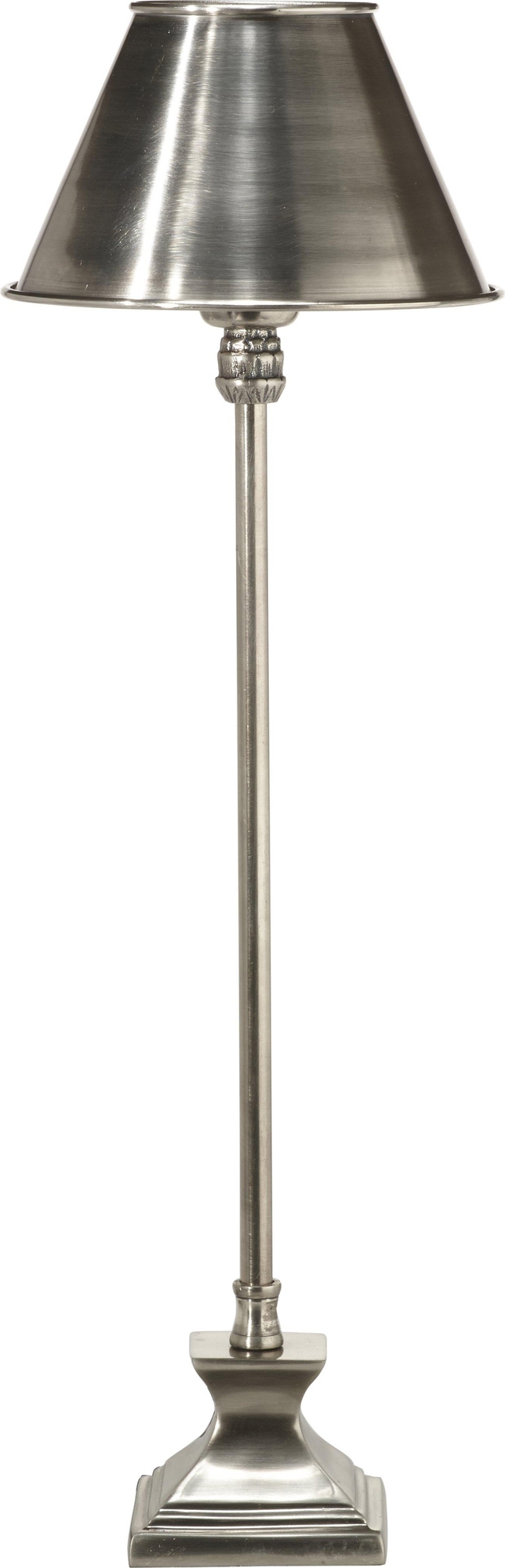 Lili tafellamp - Antiek zilver - 61 cm