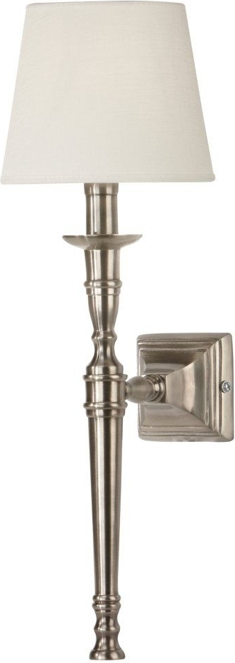 Salong v�gglampa - Offwhite/antiksilver