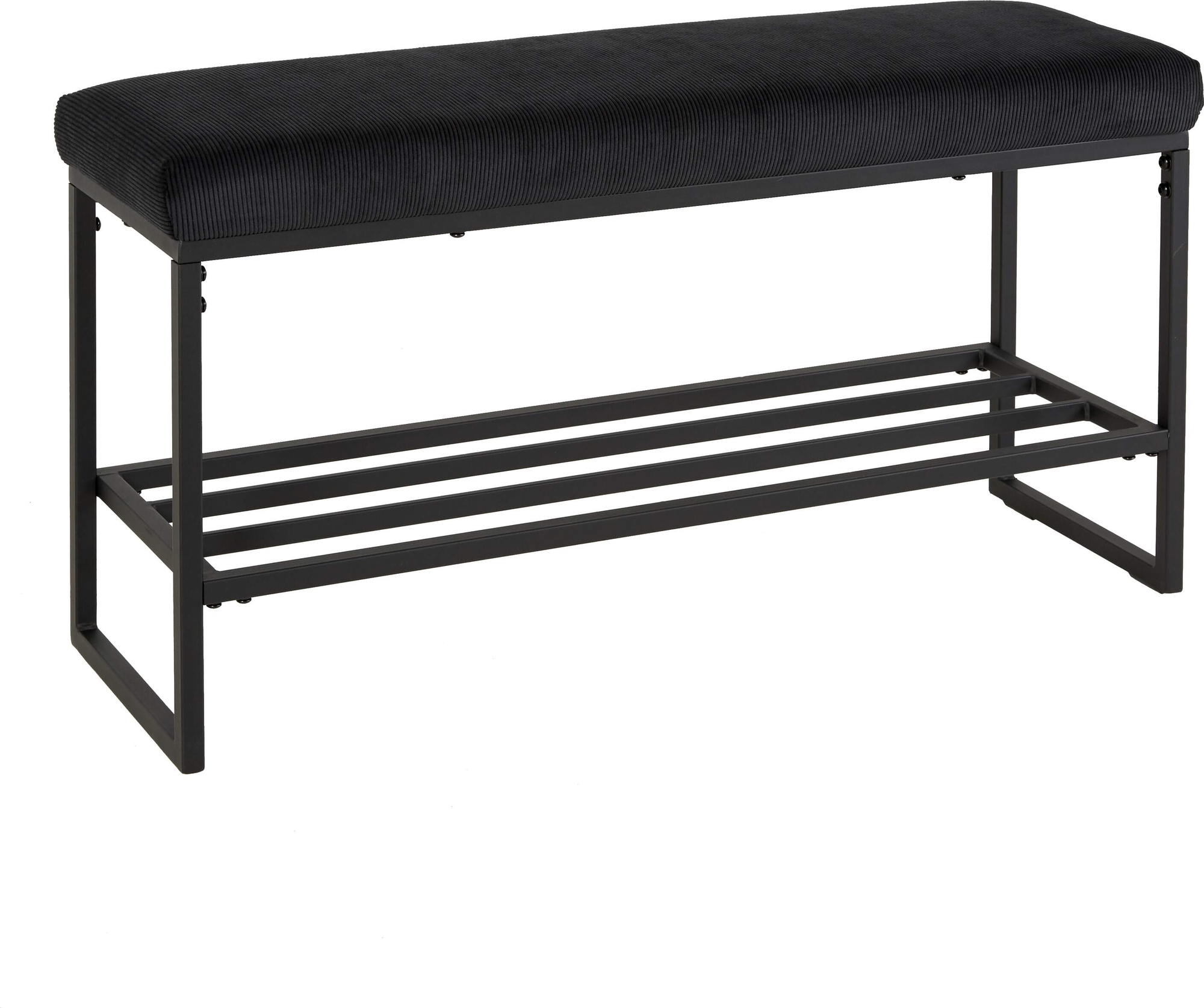 Karlstad sittb�nk - Svart manchester