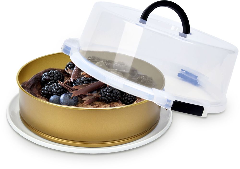 3 to go tårtfat - Gul/vit 3 to go tårtfat - Gul/vit