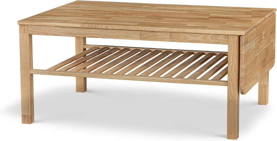 Sunndal soffbord 120-150 x 80 cm - Oljad ek