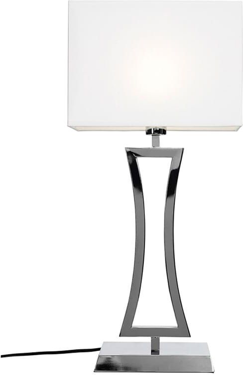 Belgravia bordslampa - Krom/vit Belgravia bordslampa - Krom/vit