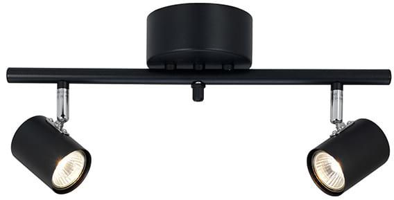 Alpha spotlight - Svart/krom