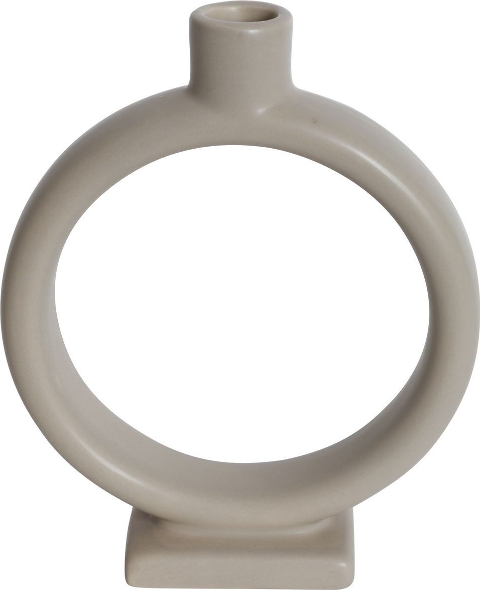 Udda ljusstake 19 cm - Beige Udda ljusstake 19 cm - Beige