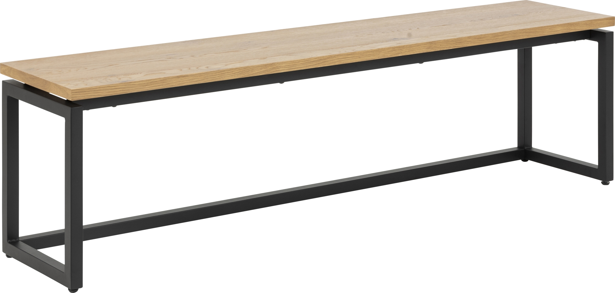 Dalarna bänk - Ek/svart Dalarna bänk - Ek/svart