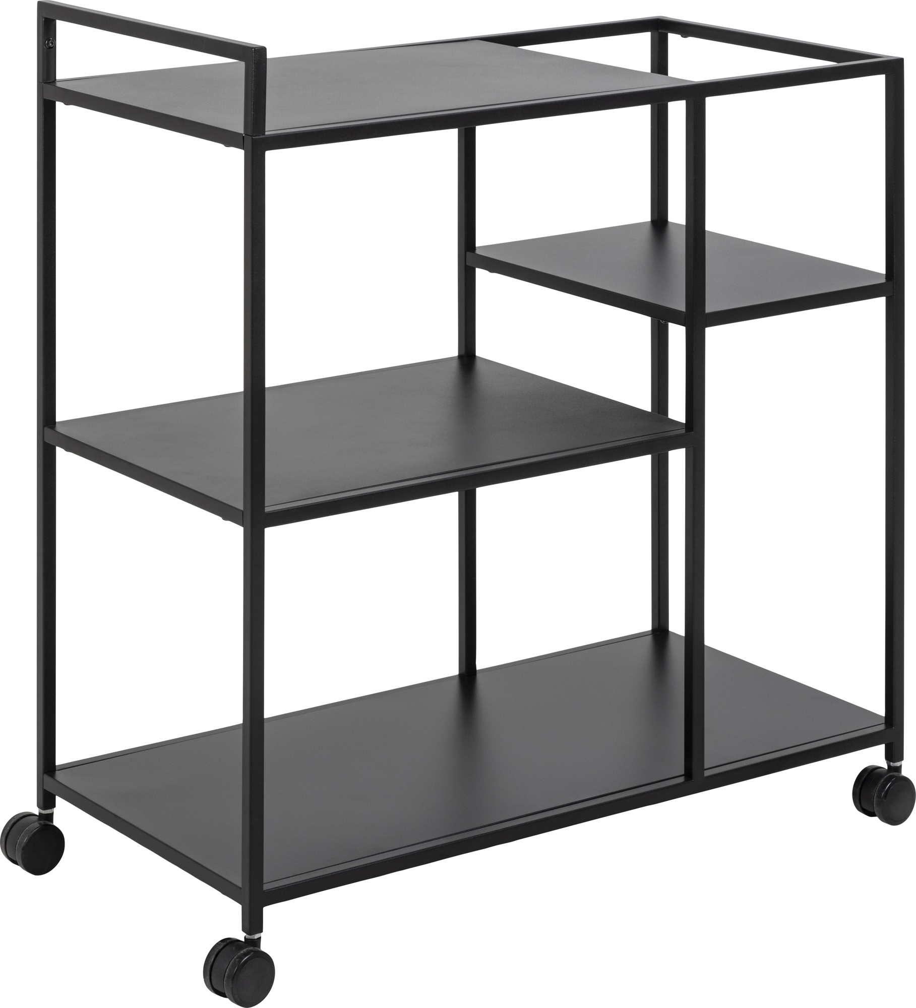 Newcastle serveringsvagn 78 x 40 cm - Svart